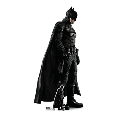 Image of STAR CUTOUTS SC4049 The Batman Robert Pattinson Cardboard Cutout Perfect for Birthdays, Gifts, Parties &amp; Fans Pack of Two