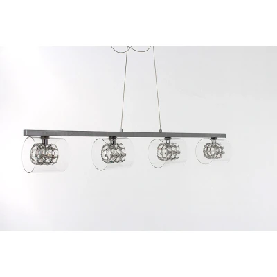 Image of Sonja 4 Light Chrome Bar Pendant Ceiling
