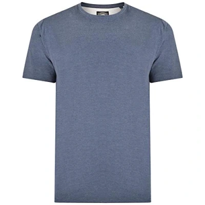 Image of Kam Indigo Blue Plain T Shirt Men&#039;s