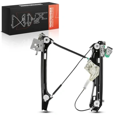Image of Frankberg Window Regulator Front Right Driver Side Compatible with CLS C219 280 500 55 AMG 63 All Engine Coupe 2004 2010 Replace# 2197201046