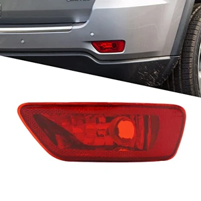 Image of KYYET Rear Bumper Reflector Fog Lights Lamp Compatible with Jeep Grand Cherokee Compass 2011 2017, Dodge Journey 2012 2018 (Right side)