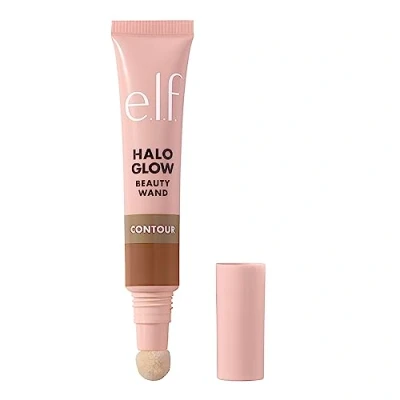 Image of e.l.f. Halo Glow Contour Beauty Wand, Liquid Wand For A Naturally Sculpted Look, Buildable Formula, Vegan &amp; Cruelty free, Deep/Rich