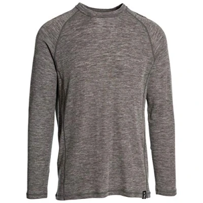 Image of Trespass Mens Wexler Merino Base Layer Top (XL) (Dark Grey Marl)