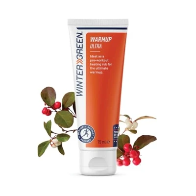 Image of Wintergreen Warmup Ultra Pre Workout Heating Rub External Analgesic with Oil, Menthol &amp; Liquid Pepper Extract for Muscle Warm Up and Pain Relief (75 ml)