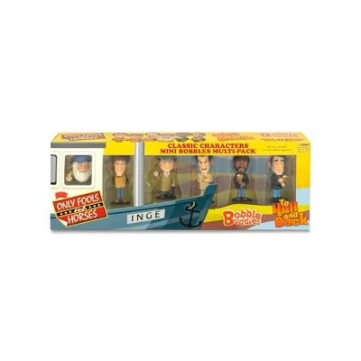 Image of Sporting Profiles Only Fools and Horses To Hull Back 6 piece Mini Bobble Head Bobblehead Limited Edition Exclusive Set Gift Box