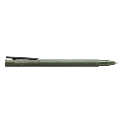 Image of Faber Castell Neo Slim Aluminium Rollerball Pen Olive Green