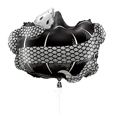 Image of Unique 26783 Giant Foil Snake &amp; Pumpkin Balloon 61 cm Halloween Party 1 Count (Pack of 1), Multicolour
