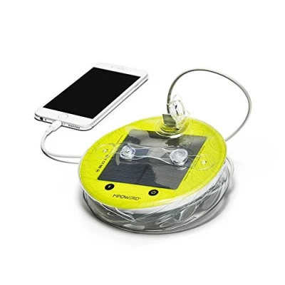 Image of MPOWERD Luci Pro Outdoor 2.0: Inflatable Lantern Rechargeable via Solar and USB A + Phone Charger, 150 Lumens LEDs Clear Finish, Lasts Up to 48 hrs, Waterproof, Camping, Backpacking, Emergencies