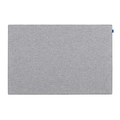Image of Legamaster Board Up Acoustic pinboard quiet grey 75x100 cm XL with textile surface sound absorption to improve acoustics in rooms for wall mounting