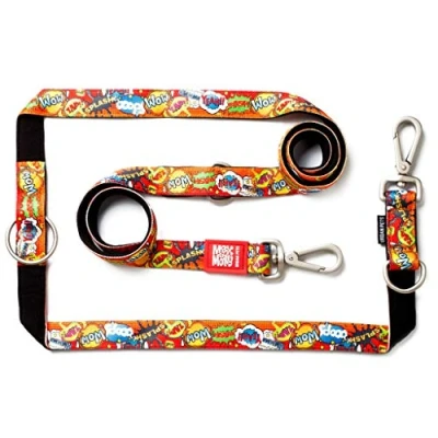 Image of Max &amp; Molly Heroes Unique Design Comfortable Secure Cushioned Neoprene Cool and Flexible Multi Function Leash S