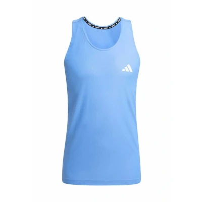 Image of adidas Men&#039;s Own The Run Tank Top, Blue Fusion, S