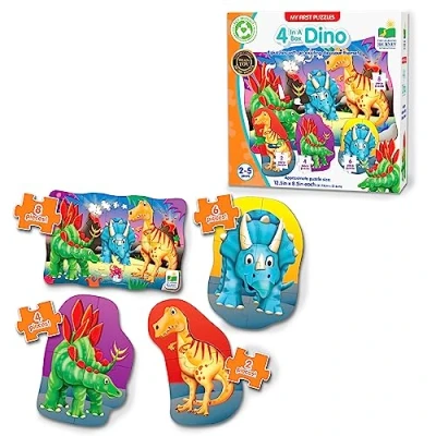 Image of The Learning Journey 629277 Dino Puzzle, Multicolor, One Size