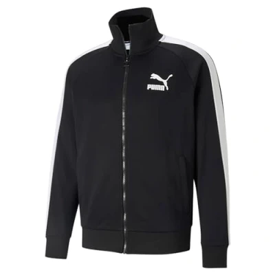 Image of Puma Iconic T7 PT Zipup sweatshirt, Men&#039;s, Size: Medium, Black