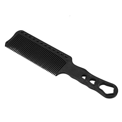 Image of Non Slip Barberology Comb, Super Thin ABS Cutting for Hair Styling Professional Use(black)