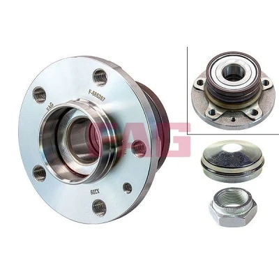 Image of 51810087, 51810087WB, 51810395 Wheel bearing kit FAG 713 6909 90 Photo corresponds to scope of supply 120mm FIAT: Doblo II Box Body / Estate