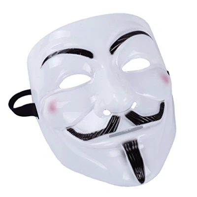 Image of Pohotobooth Props Ltd ANONYMOUS V FOR VENDETTA GUY FAWKES FANCY DRESS HALLOWEE FACE MASK