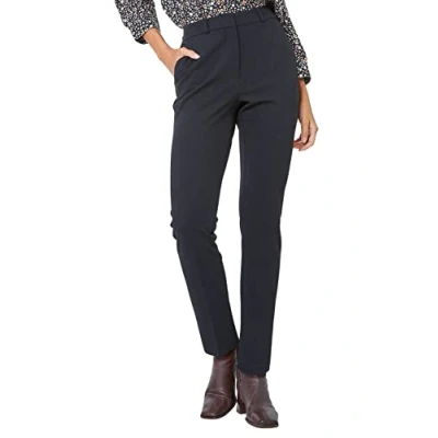 Image of Roman Womens Tapered Leg Smart Trouser Black Size 16 UK