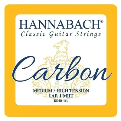 Image of Hannabach Klassikgitarrensaiten CARBON Medium/High Tension Diskant 3er