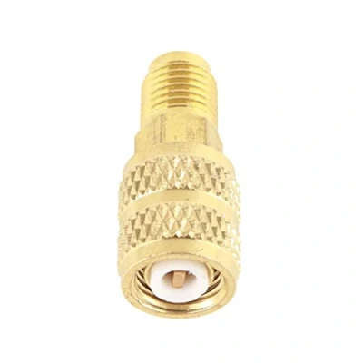 Image of R410A Female SAE Adapter HVAC Hose Connector Copper Fittings A/C 1/4inch Male to 5/16inch (R410A Adapter)