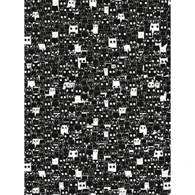 Image of Decopatch FDA772O 395 x 298 mm Number 772 Black and White Cat Pack of 20