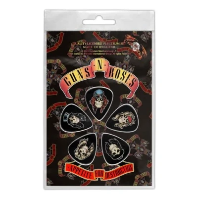 Image of Guns N&#039; Roses Appetite For Destruction Guitar picks One Size
