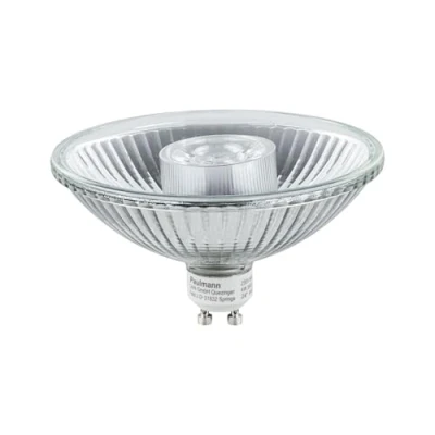 Image of Paulmann 28901 LED Reflector Lamp QPAR111 6.5W Dimmable Warm White Silver Bulb Lighting System 2700K GU10