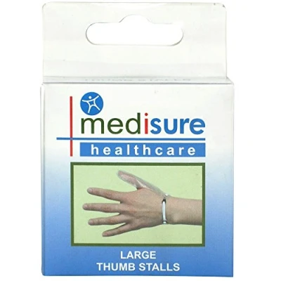 Image of MediSure Flexible PVC Thumb Stalls (Pair) Large
