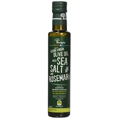 Image of Karpea Extra Virgin olive oil with Sea Salt Rosemary flavour 250 ml