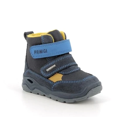 Image of Primigi Winter boots for kids, Size: 4.5K, Navy/blu scuro Leather and textile