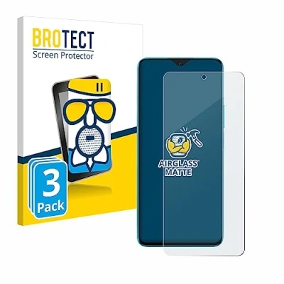 Image of brotect Anti Glare Glass Screen Protector Matte compatible with Honor 90 Lite (3 Pack) Scratch 9H Protection Film