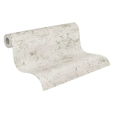 Image of New Walls Wallpaper Distressed Concrete 37429 2