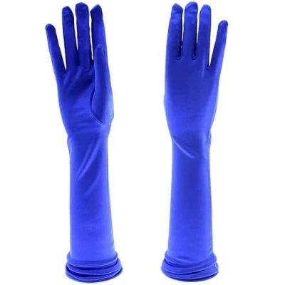 Image of Zac&#039;s Alter Ego Long Satin Gloves Fancy Dress Formal