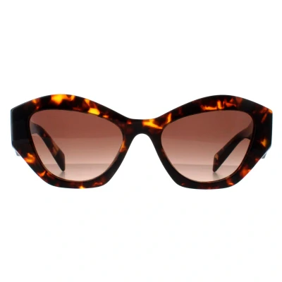 Image of Prada Sunglasses, Size: 53, Brown gradient