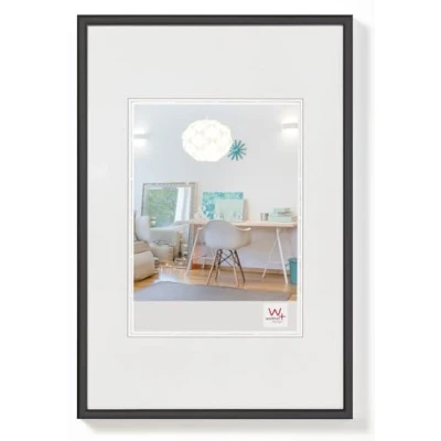 Image of walther Design Picture Frame Black 18 x 24 cm New Lifestyle Plastic KV824B