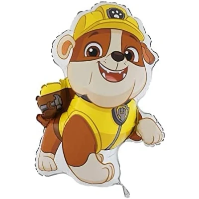Image of Toyland® 38 Inch Yellow Paw Dog Puppy Foil Balloon