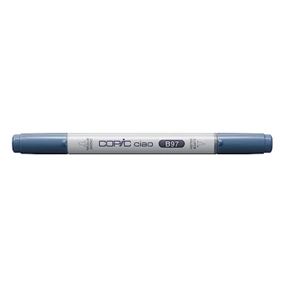 Image of Copic Ciao Coloured Marker Pen (B 97) Night Blue, For Art &amp; Crafts, Colouring, Graphics, Highlighter, Design, Anime, Professional Beginners, Supplies Colouring Books
