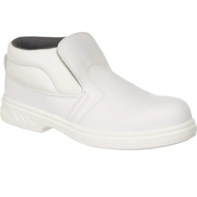 Image of Portwest Steelite Slip On Safety Boot S2, Size: 36, Colour: White, FW83WHR36