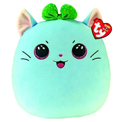 Image of TY Toys Squish a Boo Cat Kirra 31 CM, Green (2009315)