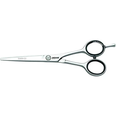 Image of Jaguar White Line Silver Ice Classic Hairdressing Scissors, 5.5 zoll/14 cm Length, Silver, 0.031 kg