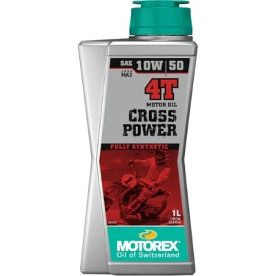 Image of Motorex Cross Power 4T Oil 10W50 1L. 401 100 by