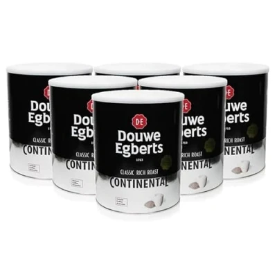 Image of Douwe Egberts Continental Rich Instant Coffee 750g (Pack of 6, Total 4500g)
