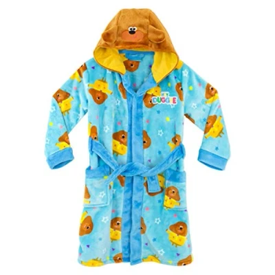 Image of Hey Duggee Boys Dressing Gown Multicoloured Age 4 to 5 Years