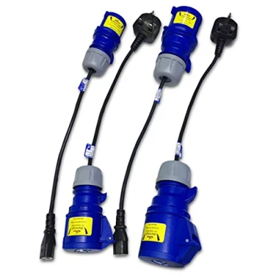 Image of Marten® 230v 16a &amp; 32a Adapter Set for PAT Testing