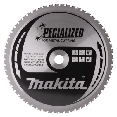Image of Makita B 33439 Specialized Metal Cutting Saw Blade 305x25.4x60T
