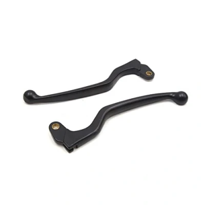 Image of Sourcingmap 2Pcs Black Aluminum Alloy Motorcycle Left Brake Clutch Handle Lever for GN