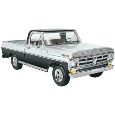 Image of Moebius MMK1220 1:25 Scale 1972 Ford Sport Custom Pickup Model Building Kits