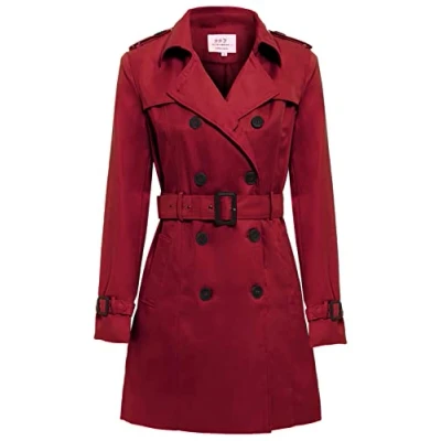 Image of SS7 Womens Trench Coat Ladies Mac Jacket