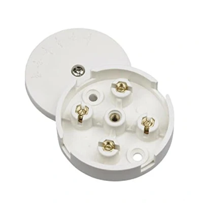 Image of 3 Terminal Junction Boxes 30 Amp Electrical Wiring Cable Connectors White