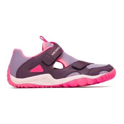 Image of Merrell Unisex Kids Hydro Quest Sport Sandal, Purple Pink, 5 UK