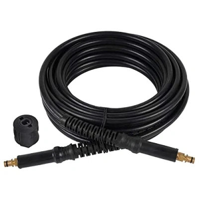 Image of Aim Tools 10M/33FT High Pressure Washer Replacement Hose Compatible with Karcher K2 K3 K4 K5 K6 K7, Cleaning Extension Pipe Jet Wash Brass Quick Connect System 171311